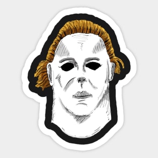 Halloween mask Sticker